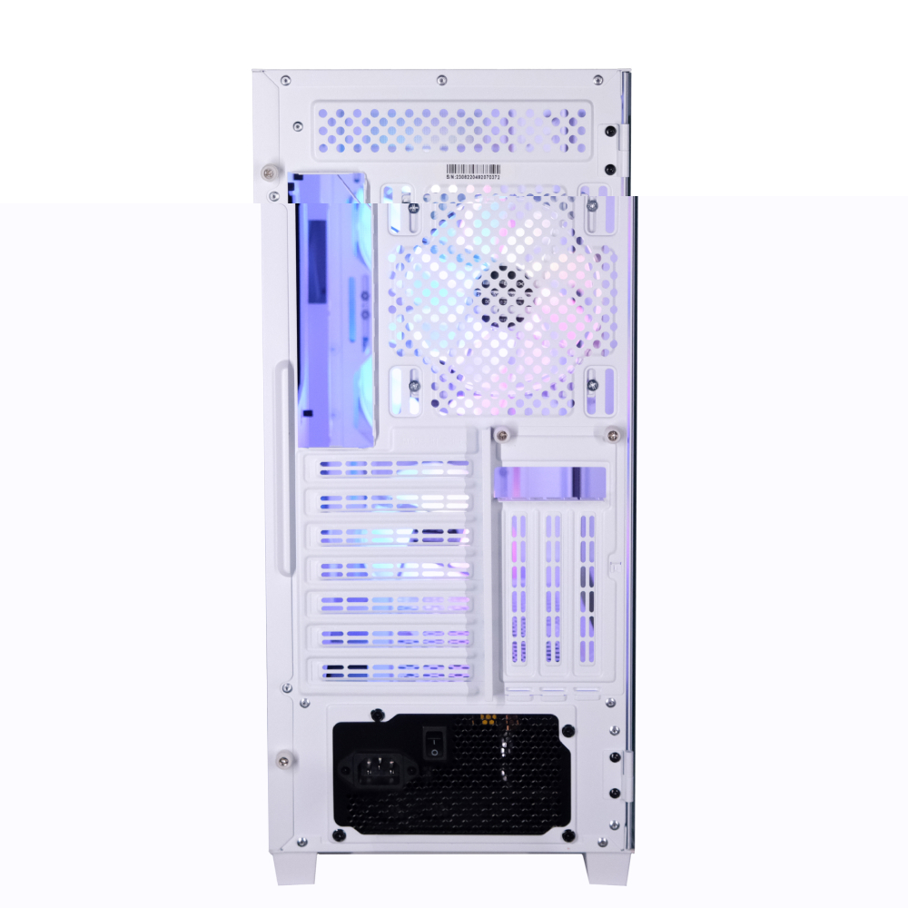 BitFenix FLOW 600W 80+ Tempered Glass USB 3.0 Mesh FRGB ATX Beyaz Kasa