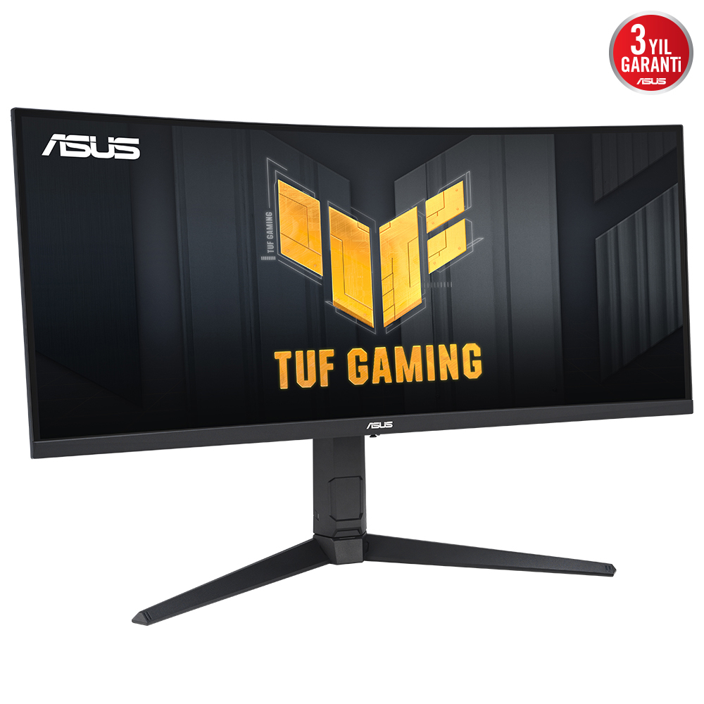 ASUS 34" TUF GAMING  VG34VQL3A 180Hz OC 1ms GtG HDMI DP Freesync Premium Pro HDR400 WQHD VA Curved Monitör