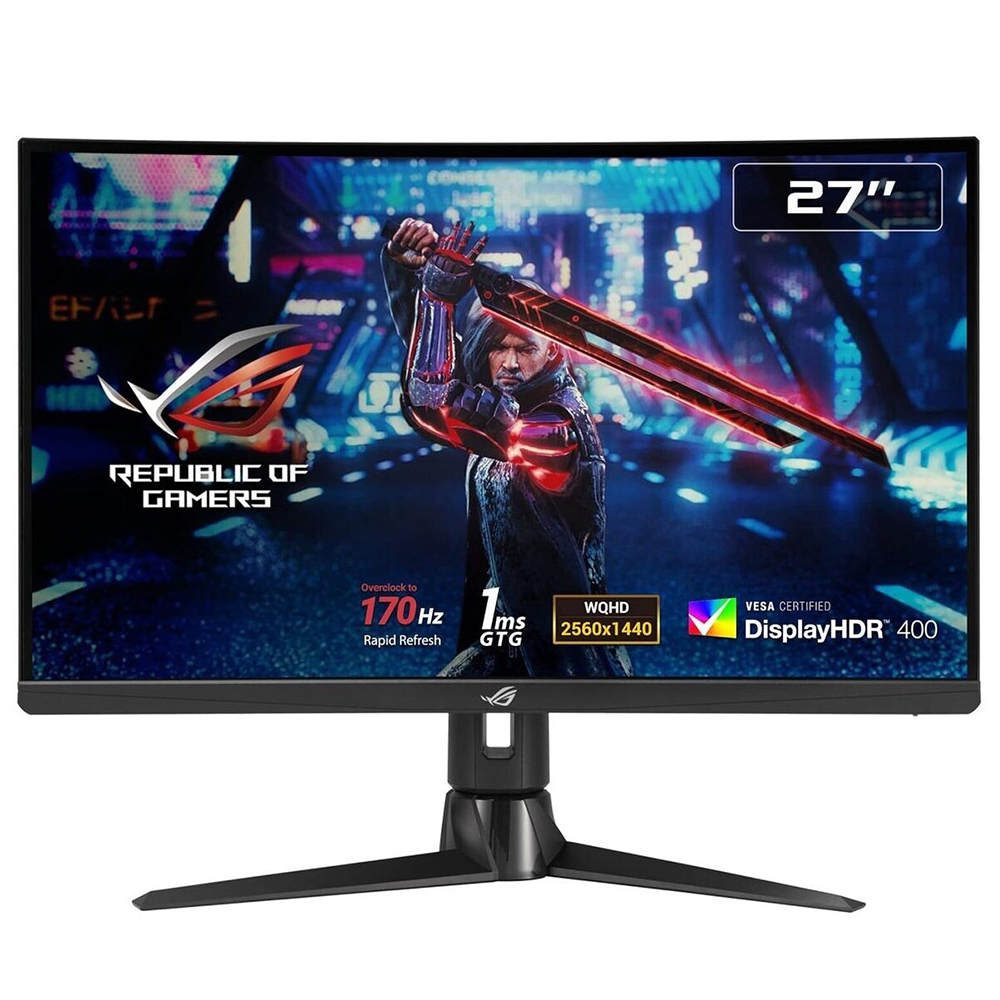 Asus 27" Rog Strix XG27AQV 170Hz(OC) 1ms(GtG) HDR10 FreeSync Premium G-Sync WQHD Fast IPS Gaming Monitör
