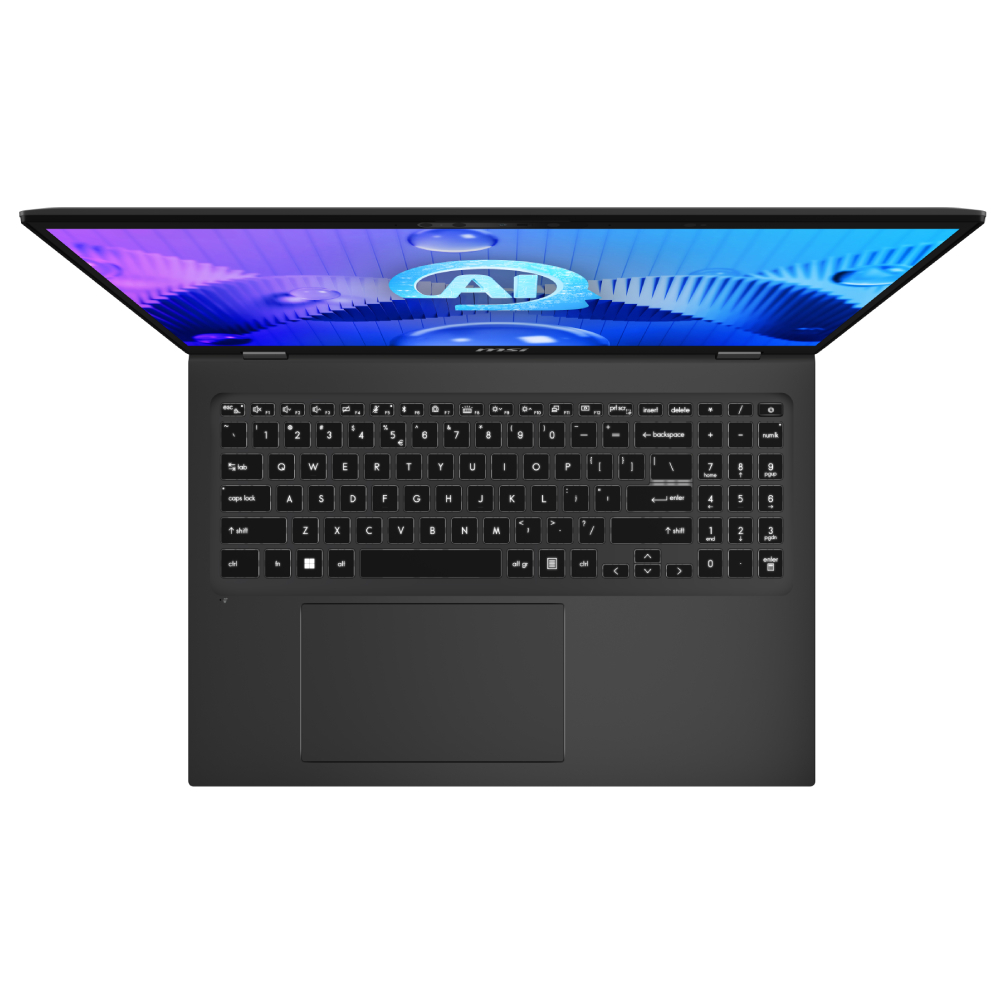 MSI PRESTIGE 16 AI STUDIO B1VEG-023TR ULTRA 7 155H 32GB LPDDR5 RTX4050 GDDR6 6GB 1TB SSD 16.0 QHD+ W11 Gri Notebook 