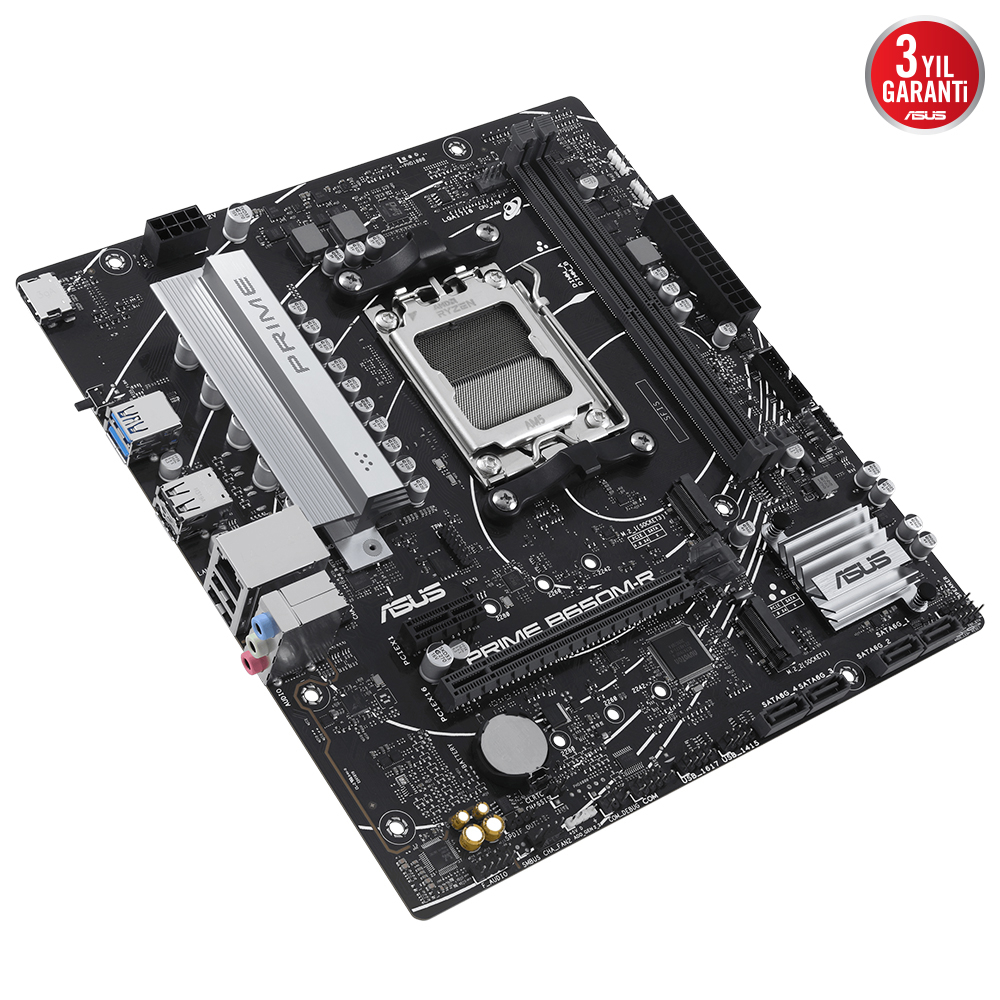 ASUS PRIME B650M-R 7200MHz OC DDR5 Soket AM5 M.2 HDMI mATX Anakart