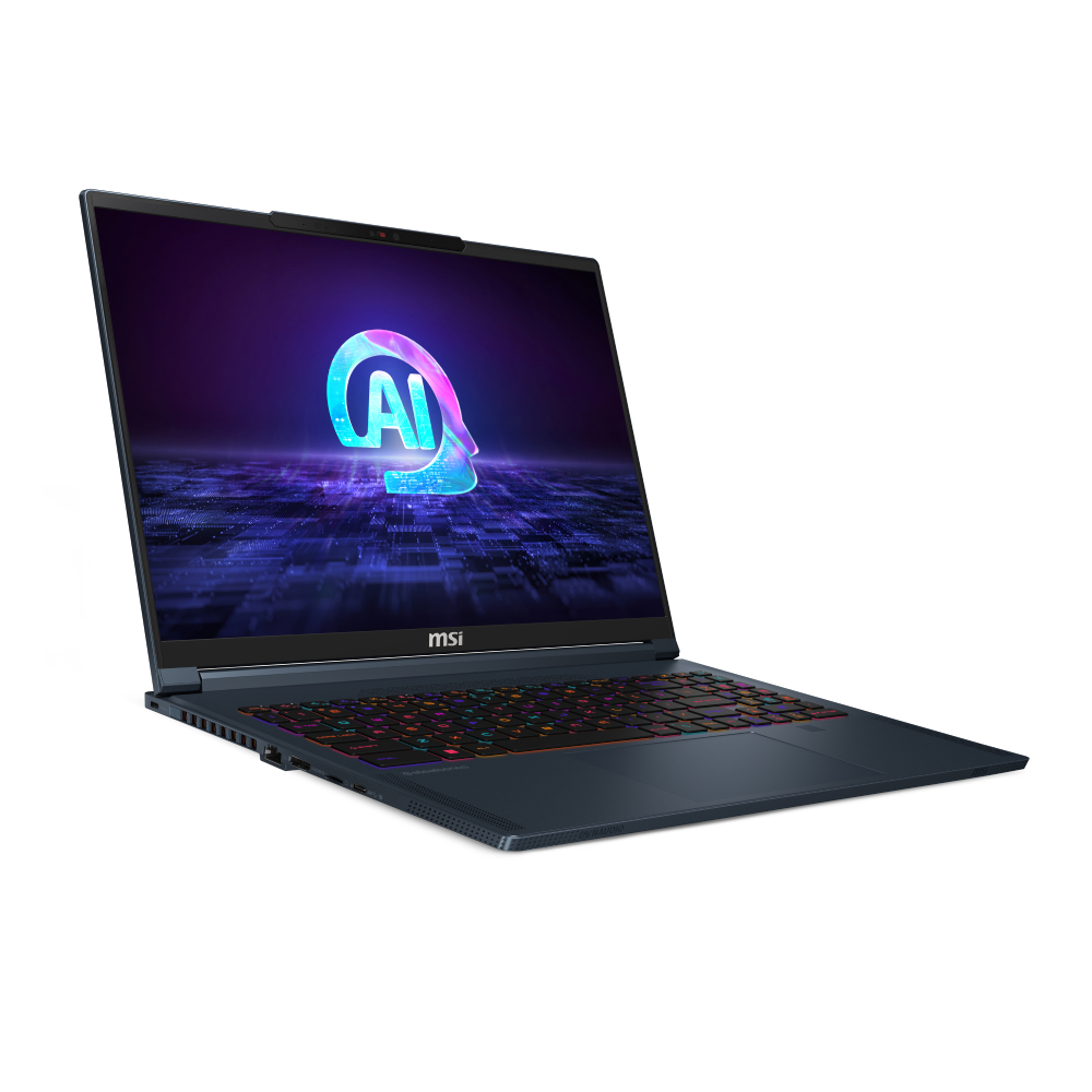 MSI STEALTH 16 AI STUDIO A1VGG-035TR ULTRA 9 185H 32GB DDR5 RTX4070 GDDR6 8GB 2TB SSD 16" QHD+ 240Hz W11P Notebook