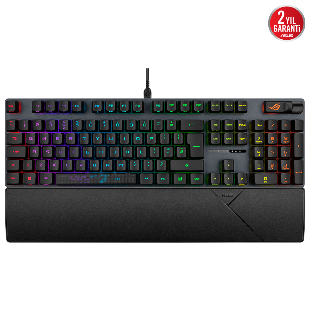 ASUS ROG STRIX SCOPE II RX Red Switch Türkçe RGB Mekanik Gaming Klavye