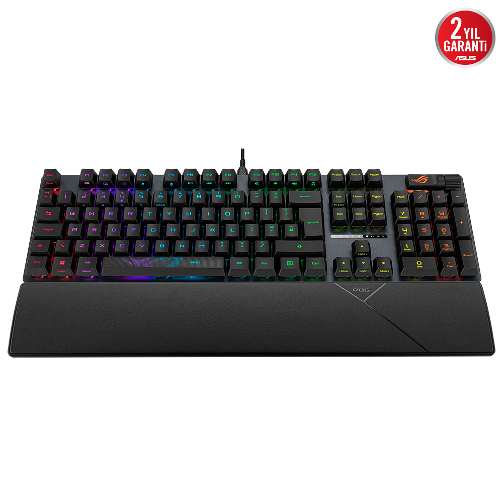 ASUS ROG STRIX SCOPE II RX Red Switch Türkçe RGB Mekanik Gaming Klavye