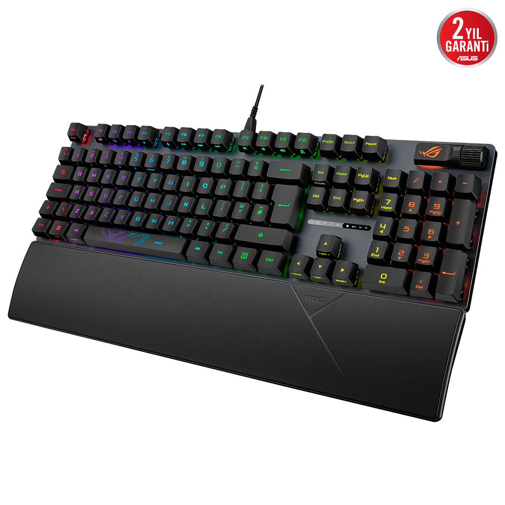 ASUS ROG STRIX SCOPE II RX Red Switch Türkçe RGB Mekanik Gaming Klavye