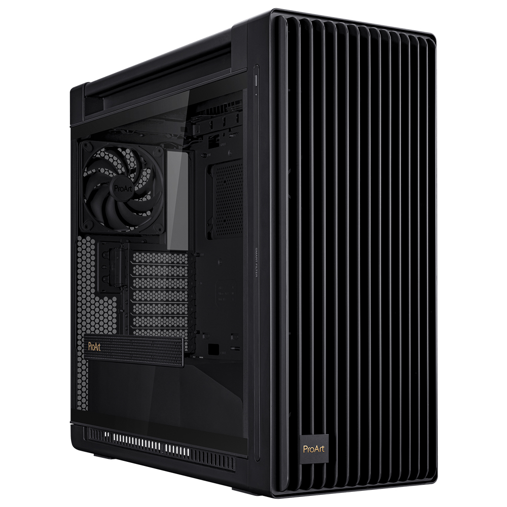 ASUS PROART PA602 USB 3.2 Type-C Siyah E-ATX Mid Tower Kasa görsel 1