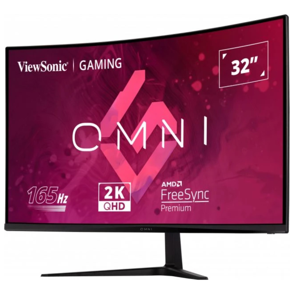 ViewSonic VX3218C-2K 32" 165Hz 1ms HDMI DP FreeSync Premium HDR10 QHD VA Curved Gaming Monitör