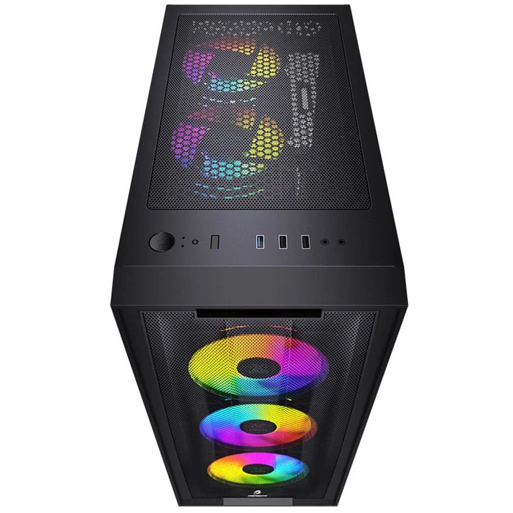 GameBooster GB-G201B 650w 80+ Bronze USB 3.0 Mesh ARGB Fanlı Gaming Kasa