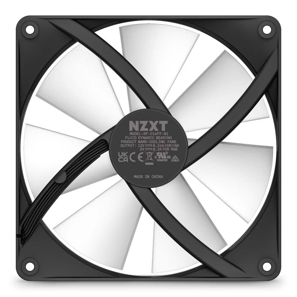 NZXT F140 RGB Core 140mm Siyah Tekli Kasa Fanı