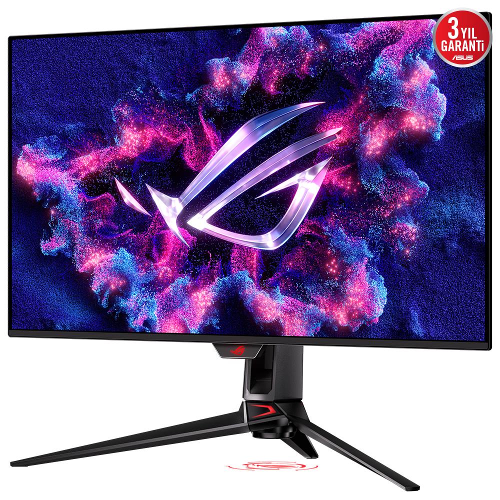 ASUS ROG Swift OLED PG32UCDM 31.5" 240Hz 0.03ms HDMI DP Type-C(90W) USB 3.2 SPDIF Adaptive-Sync AuraSync RGB HDR10 UHD OLED Gaming Monitör