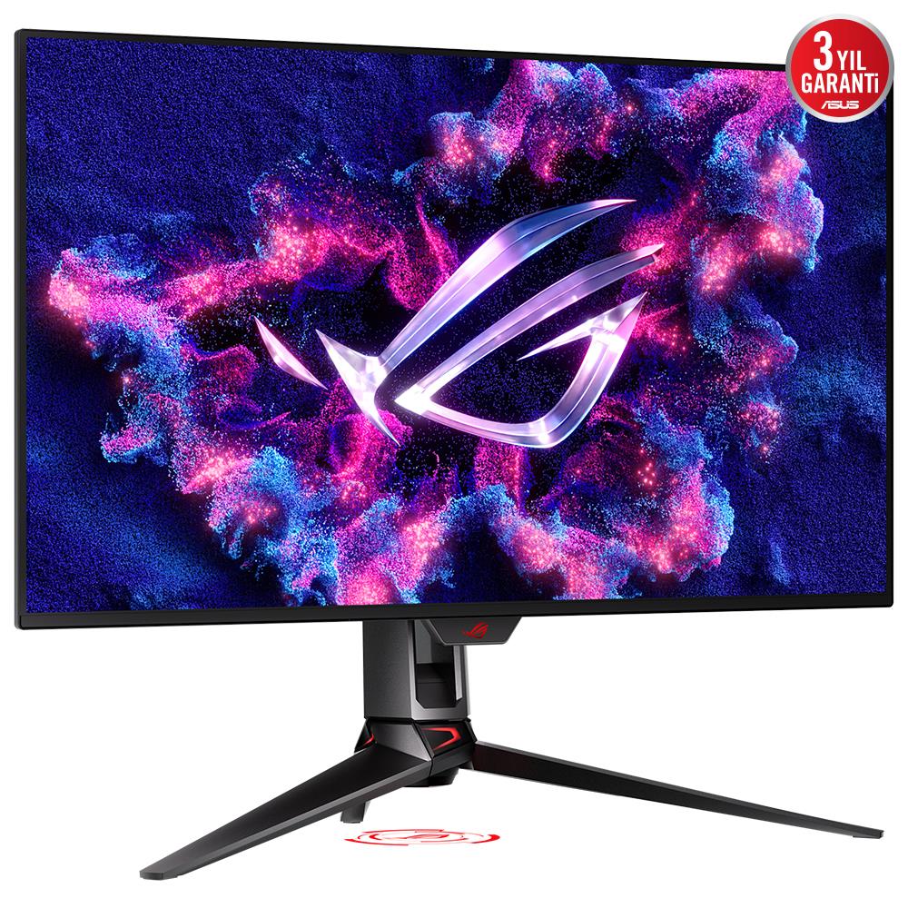 ASUS ROG Swift OLED PG32UCDM 31.5" 240Hz 0.03ms HDMI DP Type-C(90W) USB 3.2 SPDIF Adaptive-Sync AuraSync RGB HDR10 UHD OLED Gaming Monitör