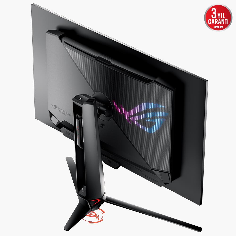 ASUS ROG Swift OLED PG32UCDM 31.5" 240Hz 0.03ms HDMI DP Type-C(90W) USB 3.2 SPDIF Adaptive-Sync AuraSync RGB HDR10 UHD OLED Gaming Monitör