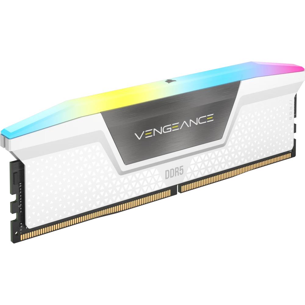 CORSAIR 32GB(2x16GB) Vengeance RGB 6000MHz CL40 DDR5 Beyaz Dual Kit Ram