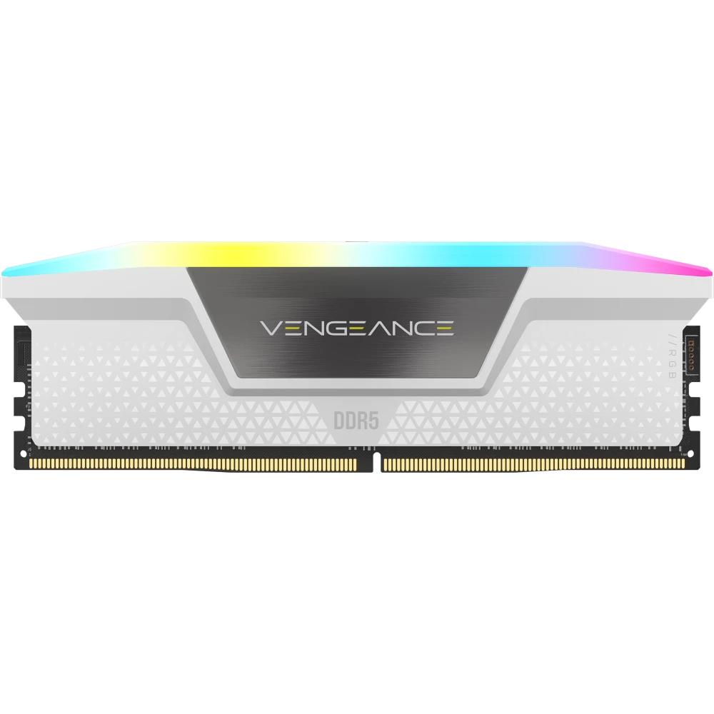 CORSAIR 32GB(2x16GB) Vengeance RGB 6000MHz CL40 DDR5 Beyaz Dual Kit Ram