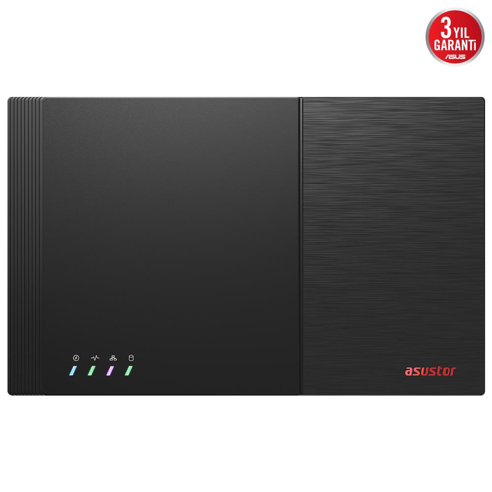 ASUSTOR FS6706T Intel N5105 6 M.2 Yuvalı(6X8TB Desteği), 4GB DDR4 (16GB Ram Desteği), 2.5GbE x2 USB 3.2 x2 HDMI 2.0b Nas Depolama Cihazı
