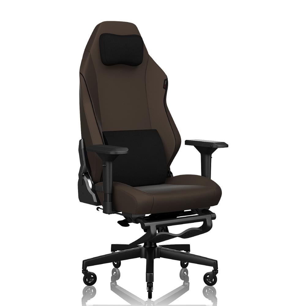EXVEGA Pandora Kahve Napa Deri Profesyonel Ofis ve Gaming Oyuncu Koltuğu