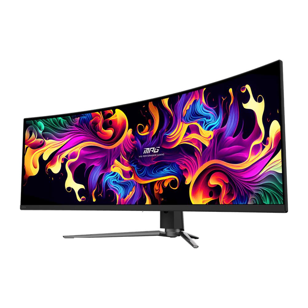 MSI 49" MPG 491CQP QD-OLED 144Hz 0.03ms(GtG) HDMI DP Type-C 90W USB 2.0 HDR400 AdaptiveSync DQHD QD-OLED Curve 1800R Gaming Monitör