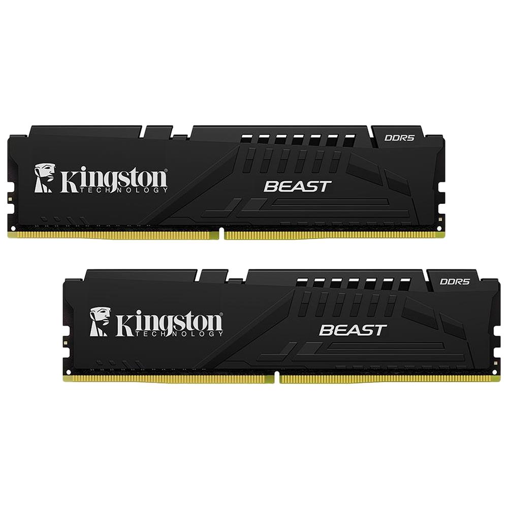 Kingston 64GB(2x32GB) Beast Black EXPO 5200mhz CL36 DDR5 Dual Kit Ram