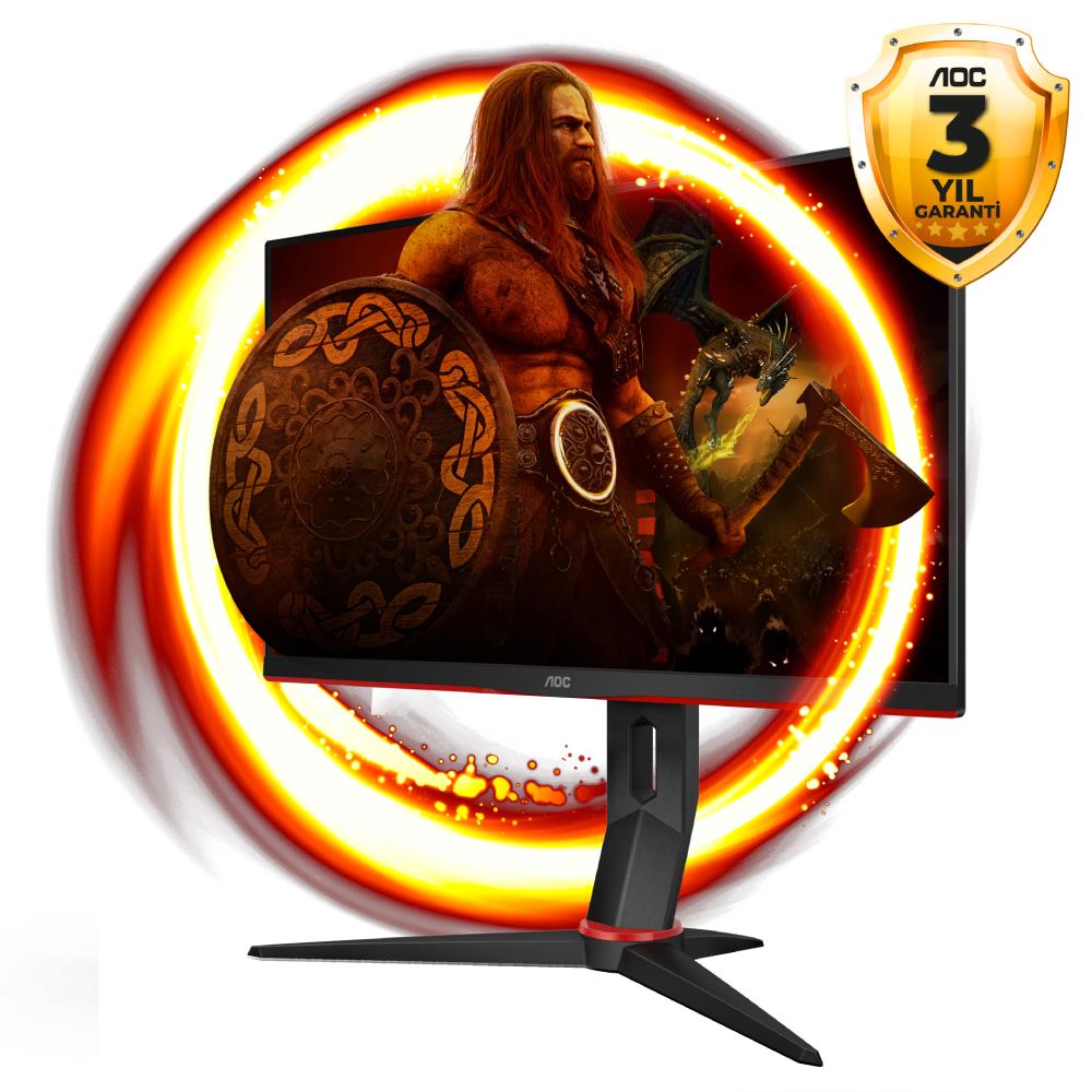 AOC 24" 24G2SPU/BK 165Hz 1ms HDMI DP FHD IPS Gaming Monitör