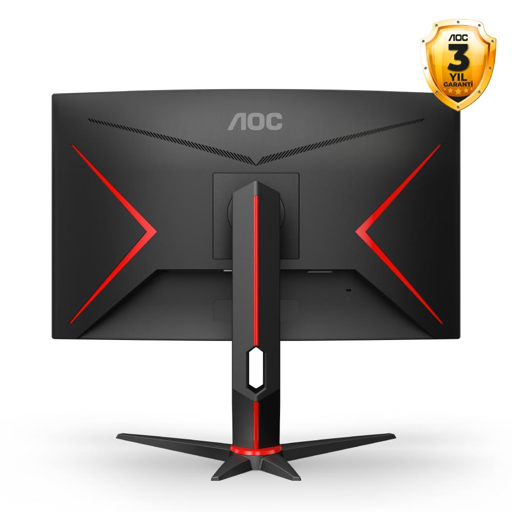 AOC 27" C27G2ZU/BK 240Hz 0.5ms 2xHDMI DP FHD VA Freesync Premium Curved Gaming Monitör