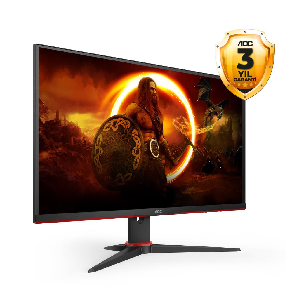 AOC 27" Q27G2E/BK 155Hz 1ms HDMI DP Freesync Premium Adaptive Sync QHD VA Gaming Monitör
