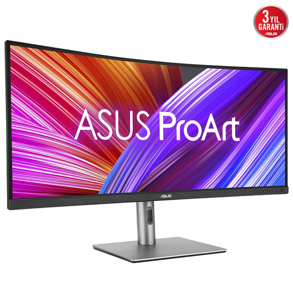 ASUS 34" ProArt Display PA34VCNV 60Hz 5ms GtG HDMI DP USB3.2 RJ45 HDR10 3800R Curved WQHD IPS Monitör 