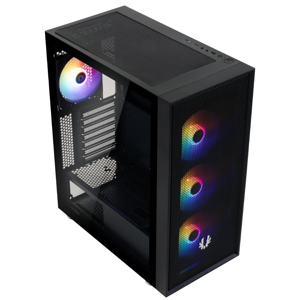 BitFenix ARES 600W 80+ Bronze Tempered Glass USB 3.0 Mesh FRGB ATX Siyah Kasa