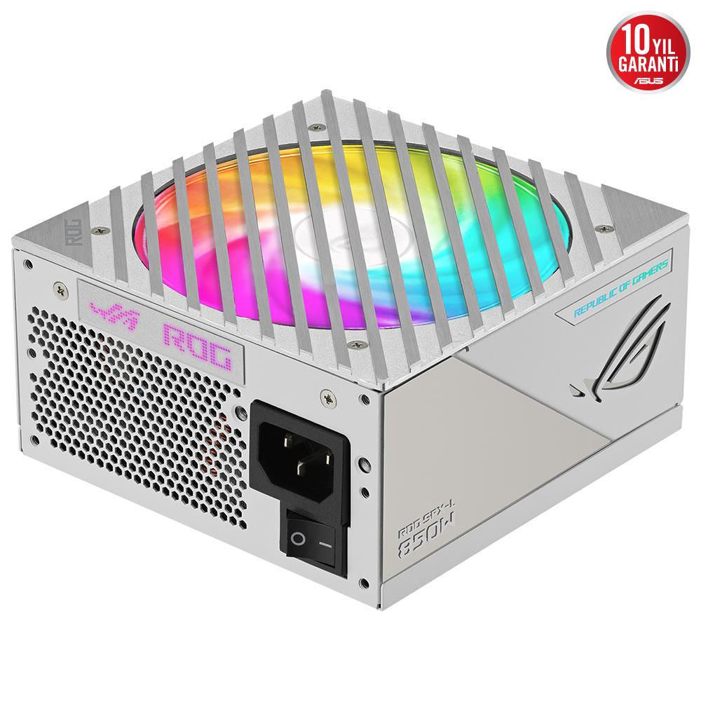 ASUS ROG LOKI SFX-L 850W 80+ Platinum ARGB ATX3.1 Gen 5.1 Full Modüler Beyaz 120mm Fanlı PSU