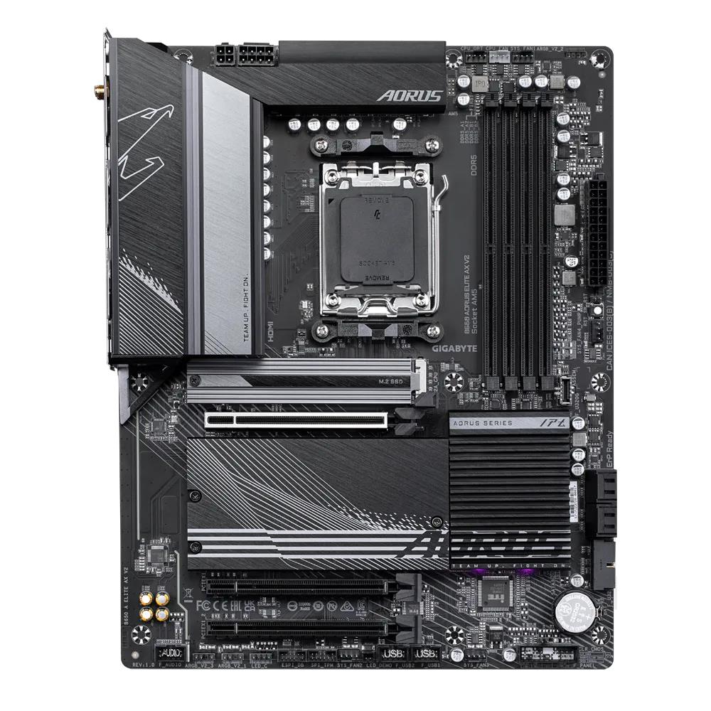 GIGABYTE B650 AORUS ELITE AX V2 8000(OC) DDR5 Soket AM5 M.2 HDMI DP ATX Anakart