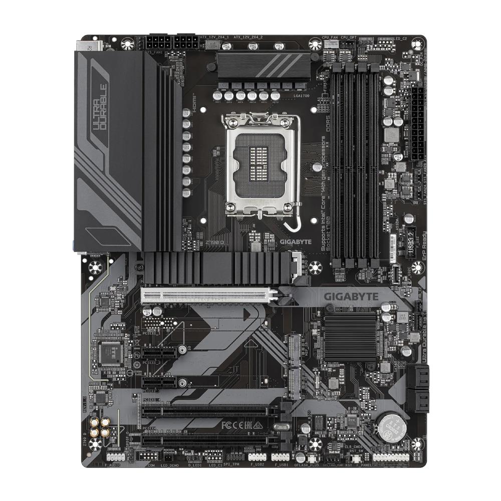 GIGABYTE Z790 D 7600MHz(OC) DDR5 Soket 1700 M.2 HDMI DP ATX Anakart