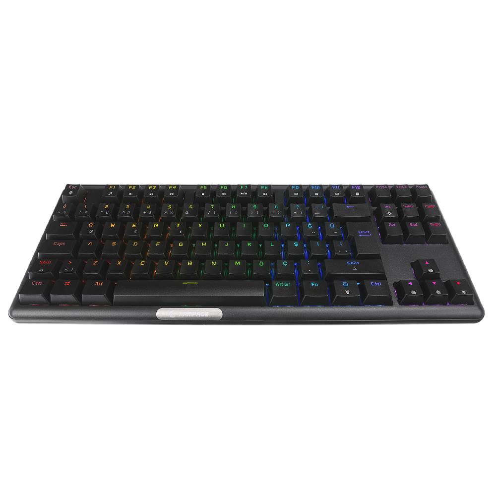 Rampage CLAW Red Switch Rainbow TKL Siyah Mekanik Gaming Klavye