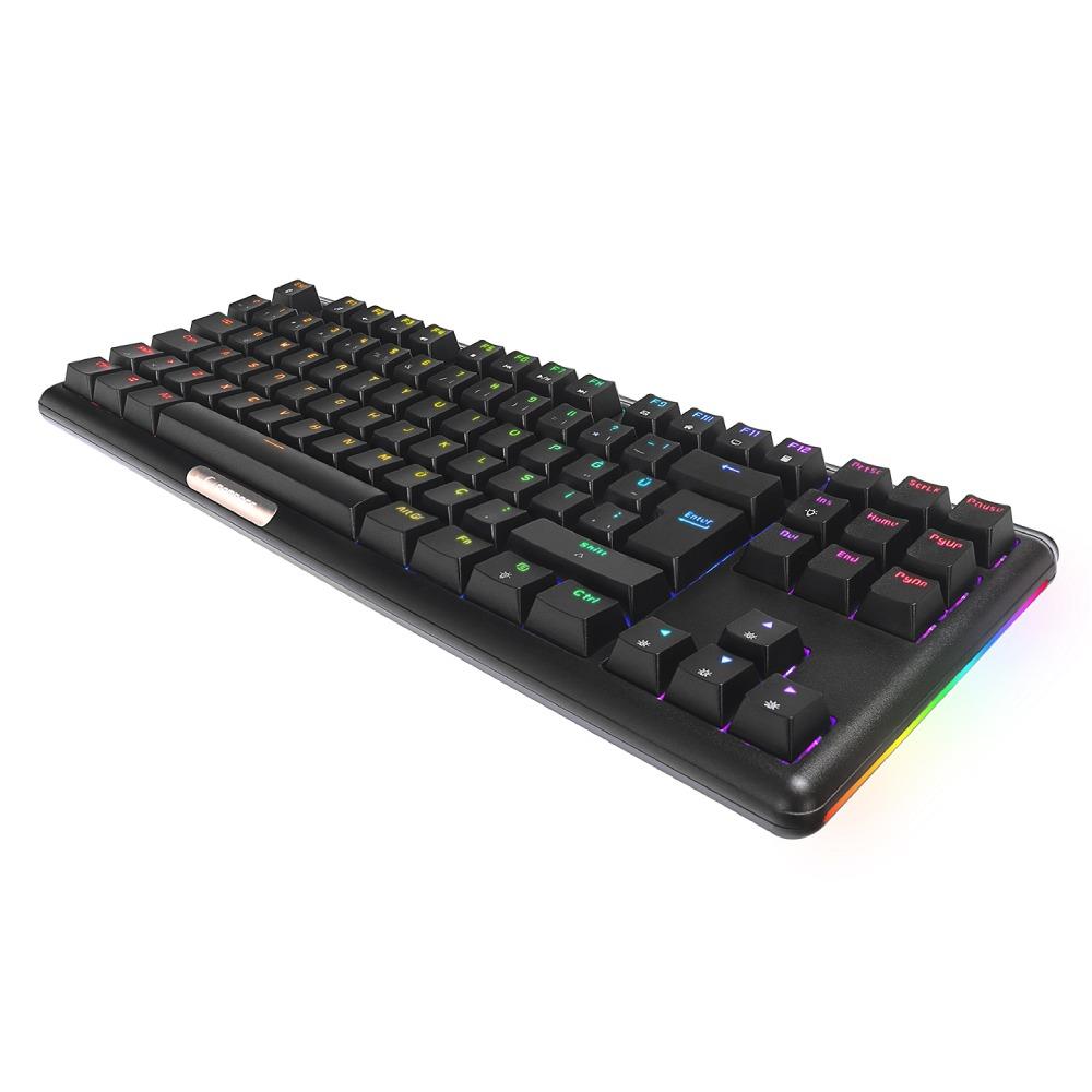 Rampage CLAW Red Switch Rainbow TKL Siyah Mekanik Gaming Klavye