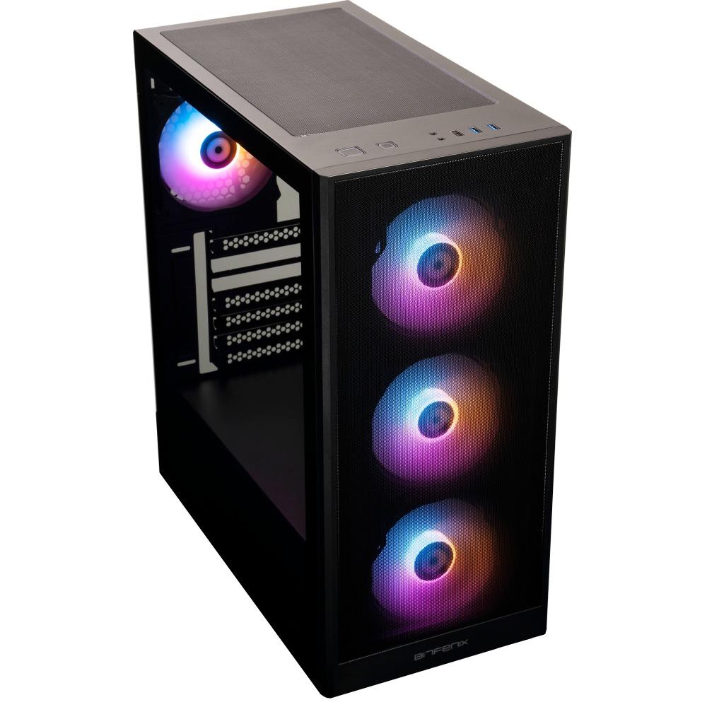 BitFenix GRAFI 750W 80+ Bronze FRGB USB 3.0 Mesh ATX Mid Tower Siyah Kasa