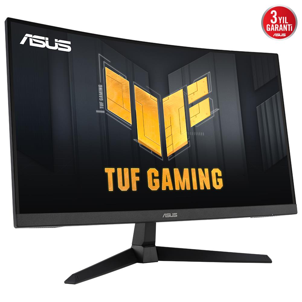 ASUS TUF GAMING VG27VQ3B 27" 180Hz 1ms HDMI DP ELMB SYNC FreeSync Adaptive Sync FHD Fast VA Curved 1500R Gaming Monitör