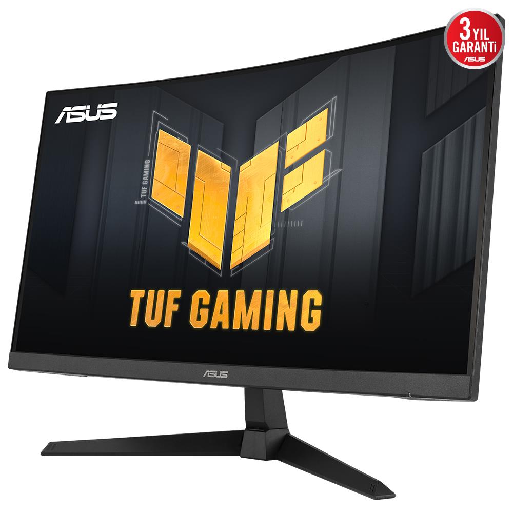 ASUS TUF GAMING VG27VQ3B 27" 180Hz 1ms HDMI DP ELMB SYNC FreeSync Adaptive Sync FHD Fast VA Curved 1500R Gaming Monitör