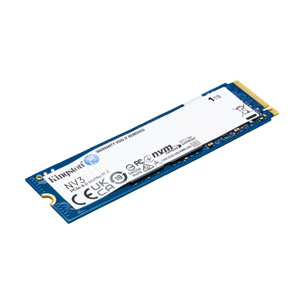 Kingston 1TB NV3 Gen4 NVMe M.2 SSD 6000MB Okuma - 4000MB Yazma