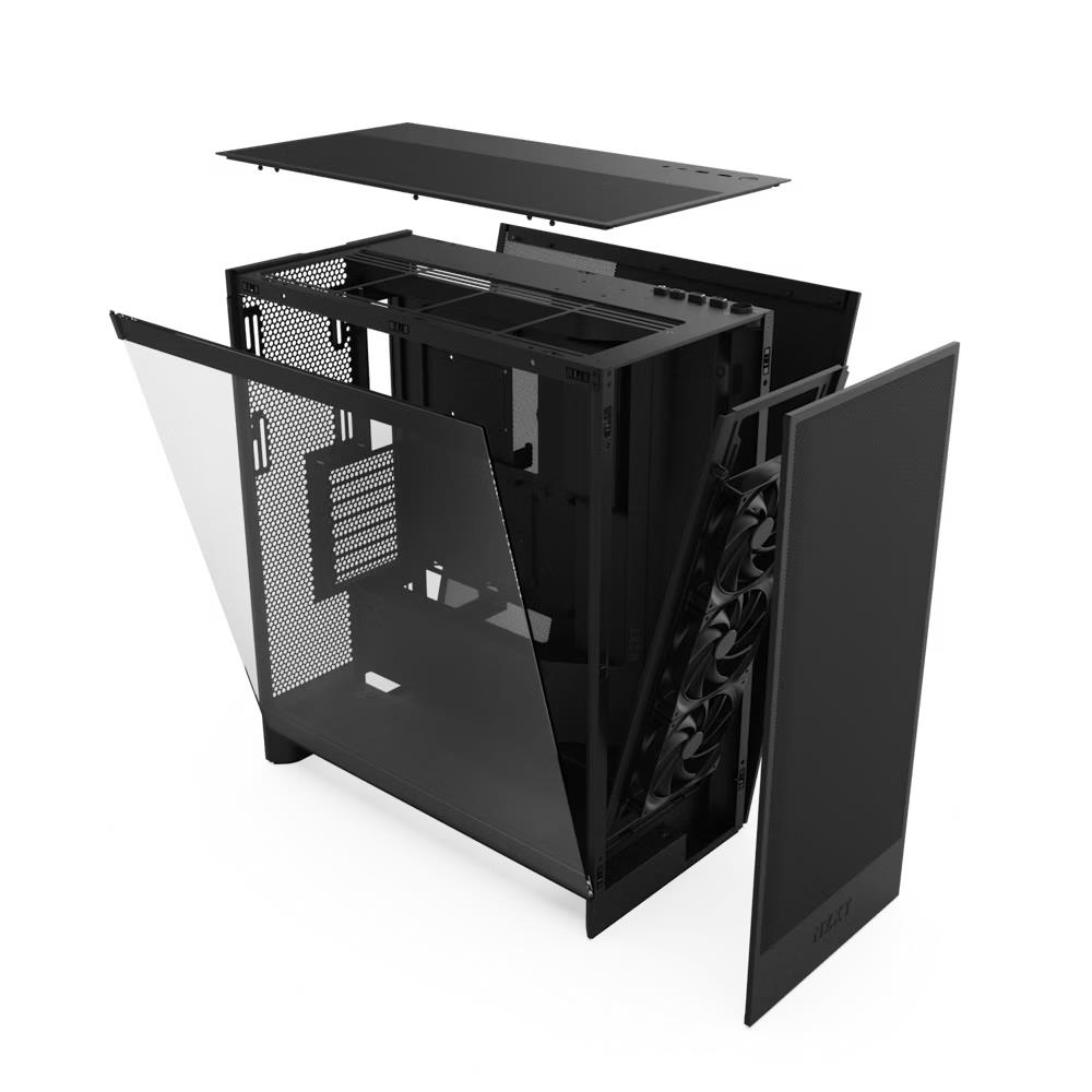 NZXT H7 Flow 2024 Edition USB 3.2 Siyah ATX Mid Tower Kasa