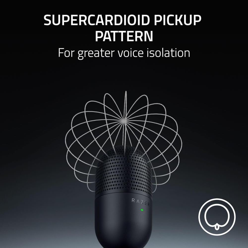 Razer Seiren V3 Mini Siyah Supercardioid Gaming Mikrofon