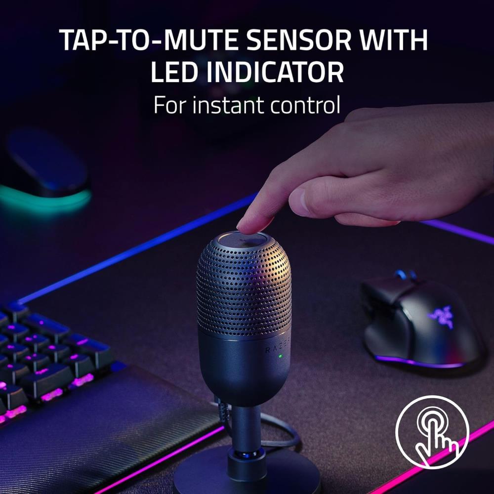 Razer Seiren V3 Mini Siyah Supercardioid Gaming Mikrofon