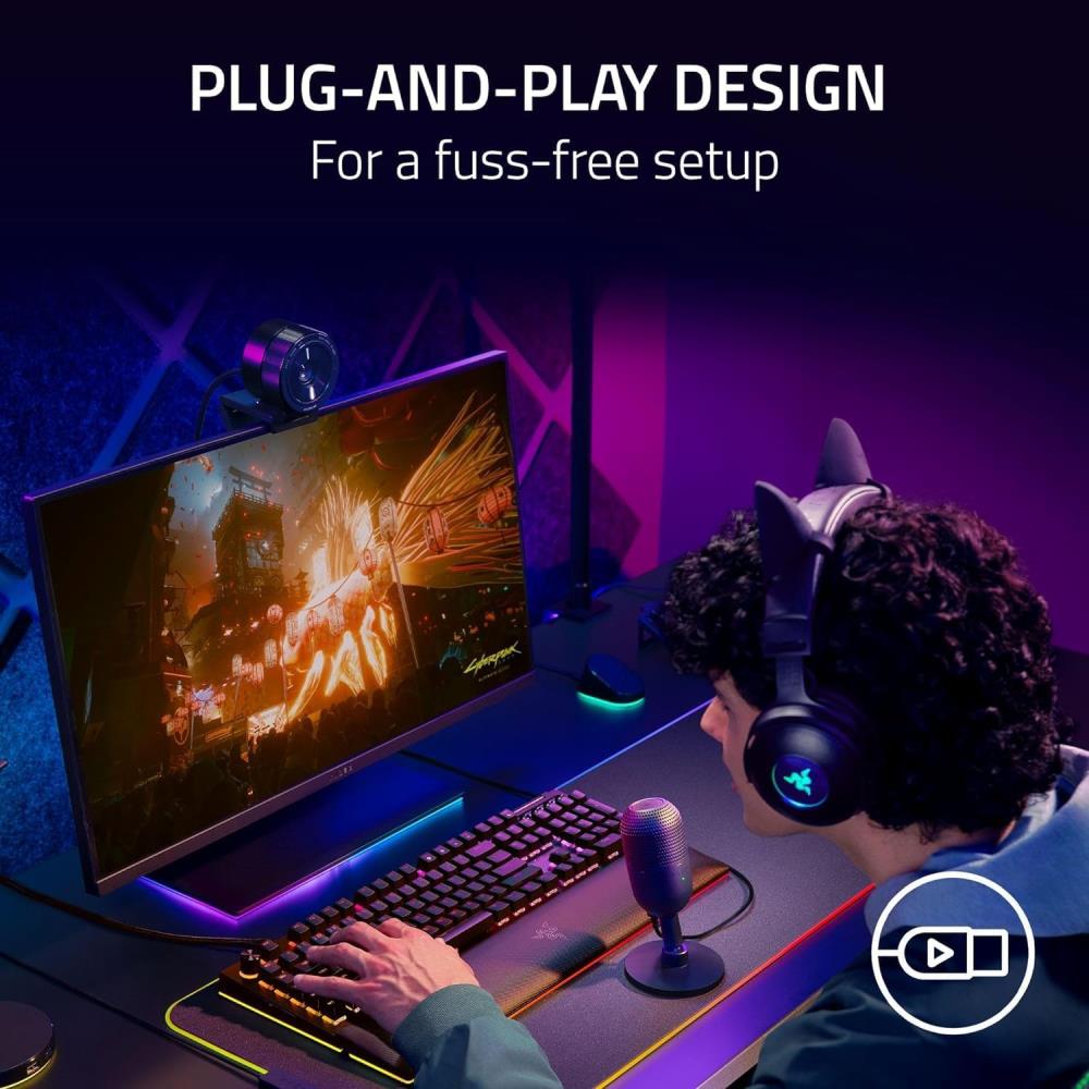 Razer Seiren V3 Mini Siyah Supercardioid Gaming Mikrofon