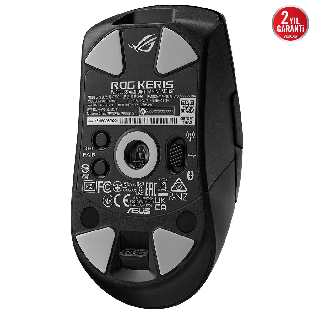 ASUS ROG Keris Wireless AimPoint Kablosuz Siyah Gaming Mouse