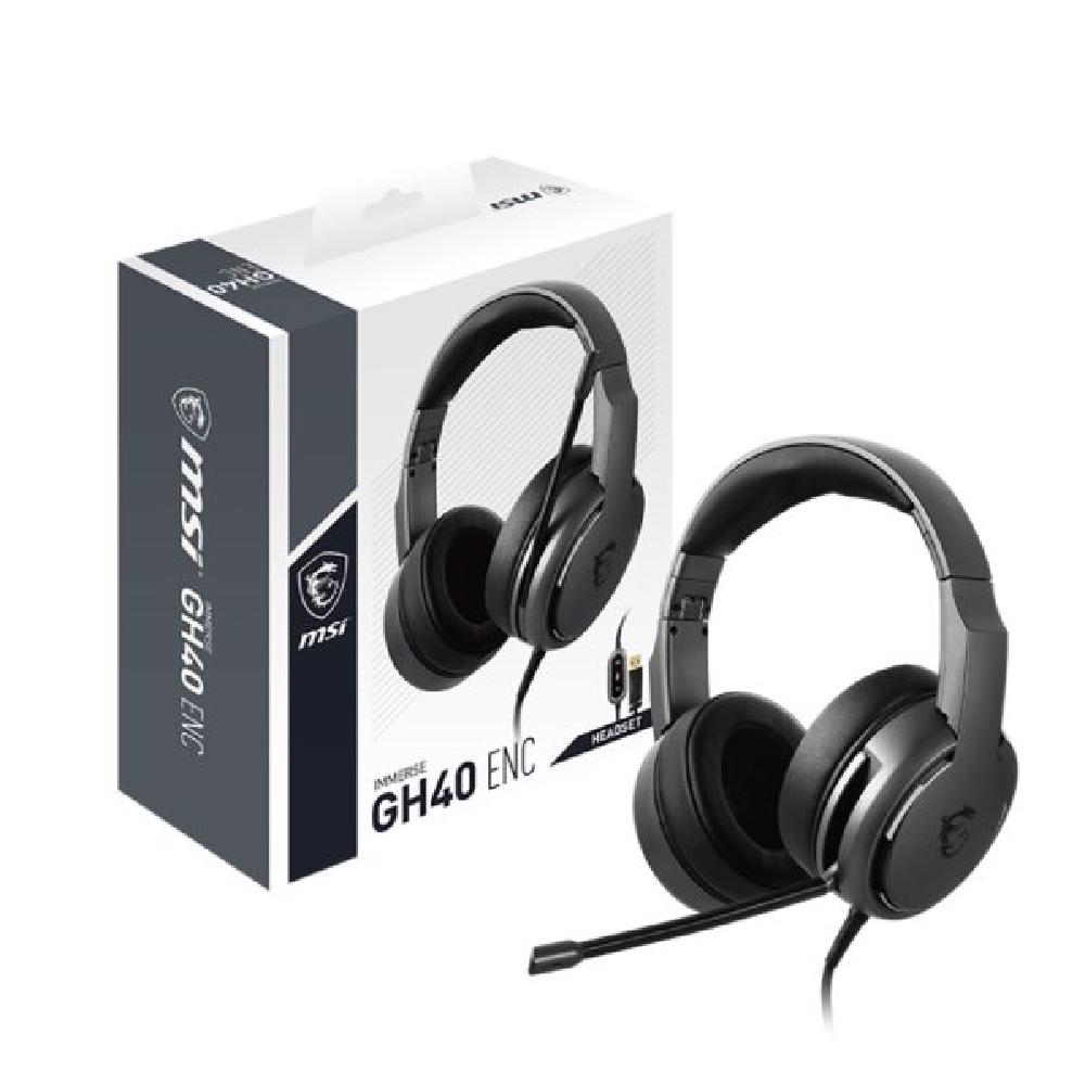 MSI Immerse GH40 ENC 7.1 Surround Siyah Kablolu Gaming Kulaklık