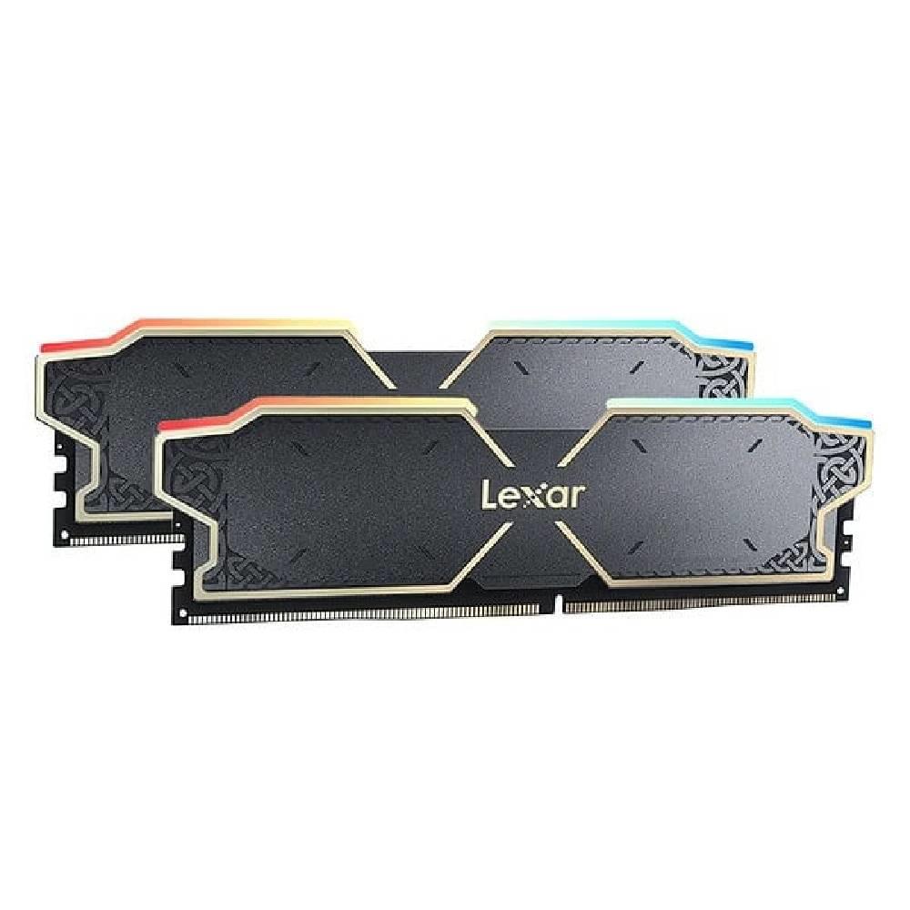 Lexar 32GB (2x16GB) Thor RGB 6000MHz CL38 XMP/EXPO DDR5 Siyah Dual Kit Ram