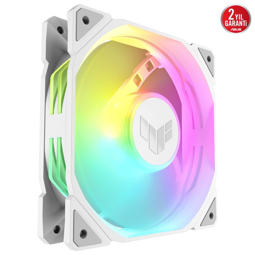 ASUS TUF GAMING TR120 ARGB 120mm Beyaz Kasa Fanı
