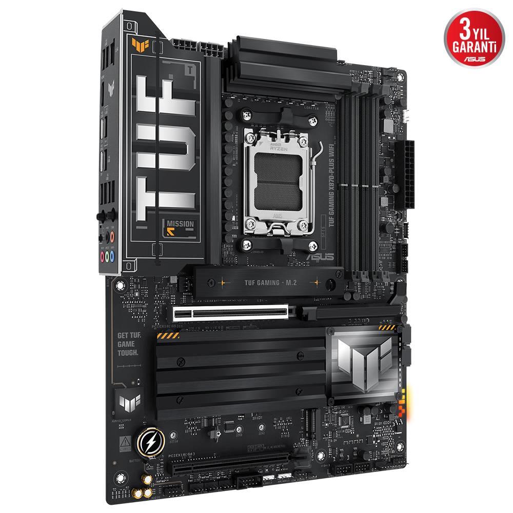 ASUS TUF GAMING X870-PLUS WIFI 8000MHz OC DDR5 Soket AM5 M.2 HDMI ATX Anakart