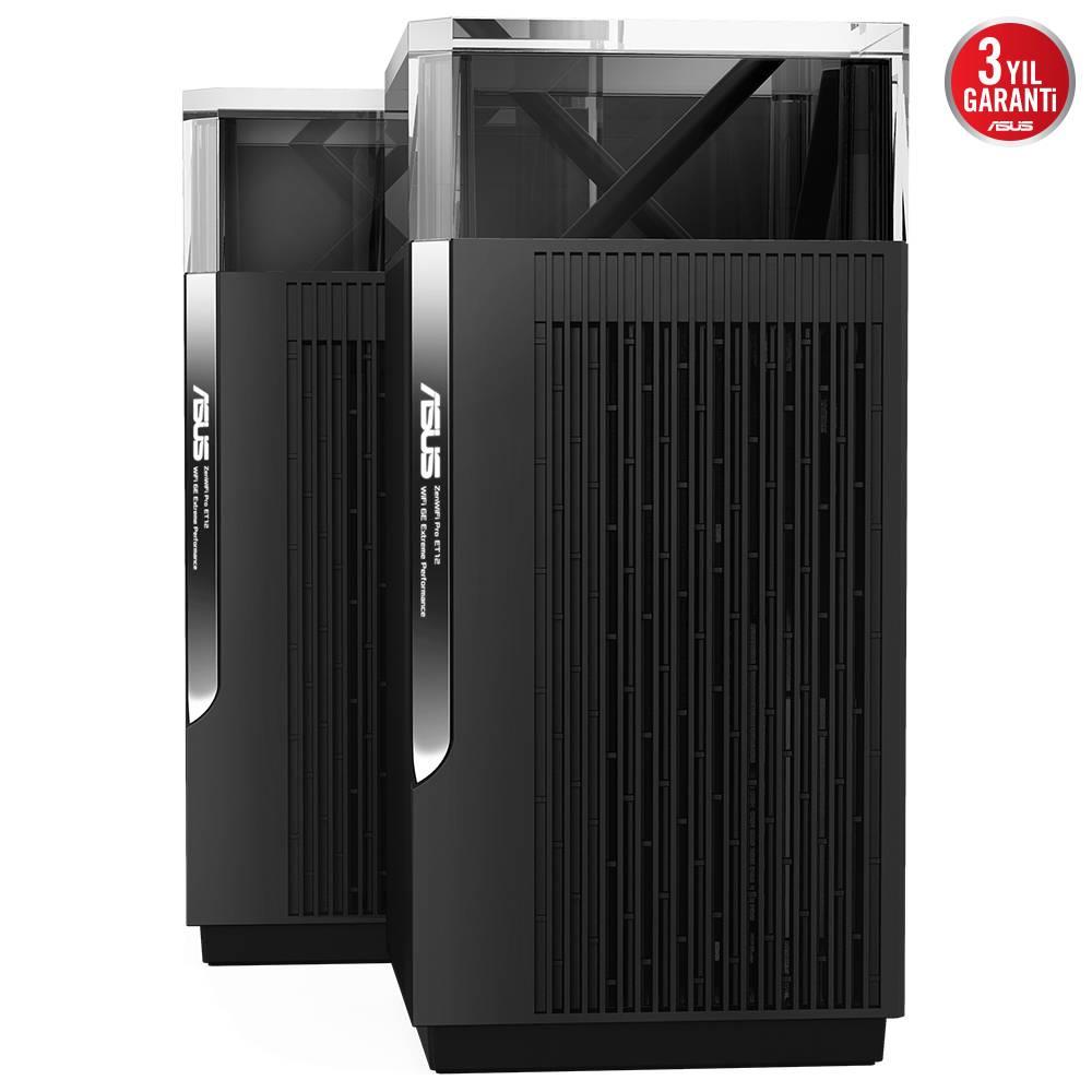 ASUS ZENWIFI PRO ET12 WIFI6 AX11000 AiMesh AiProtection VPN Kablosuz Mesh Sistemi 2li