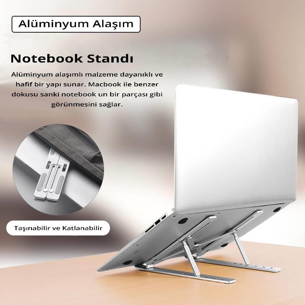 Juo Rabbit Alüminyum 15.6" Portatif Notebook ve Tablet Standı