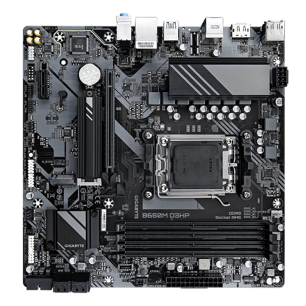 GIGABYTE B650M D3HP 8000MHz(OC) DDR5 Soket AM5 M.2 HDMI DP mATX Anakart