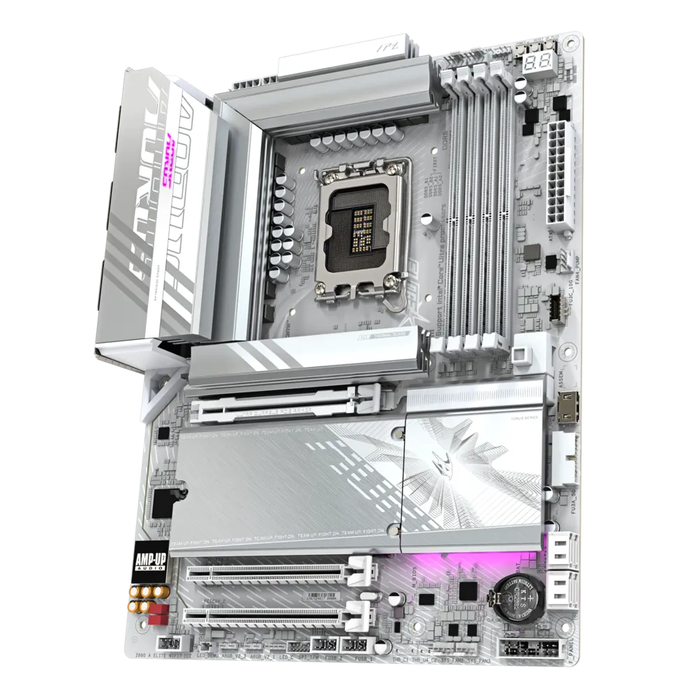 GIGABYTE Z890 AORUS ELITE WIFI7 ICE 9200MHz OC DDR5 Soket 1851 M.2 HDMI DP Thunderbolt 4 ATX Anakart