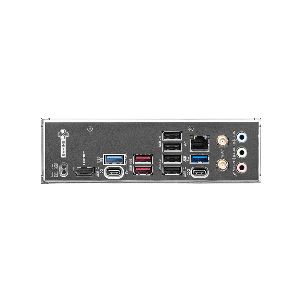 MSI X870 GAMING PLUS WIFI 8200MHz OC WiFi 7 DDR5 Soket AM5 M.2 HDMI Type-C Display ATX Anakart
